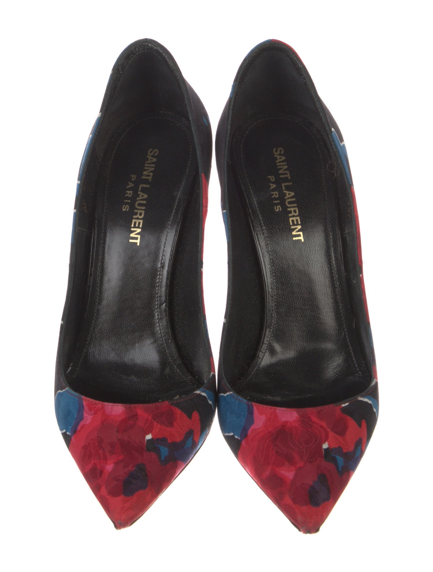 Saint Laurent Floral Print Pumps